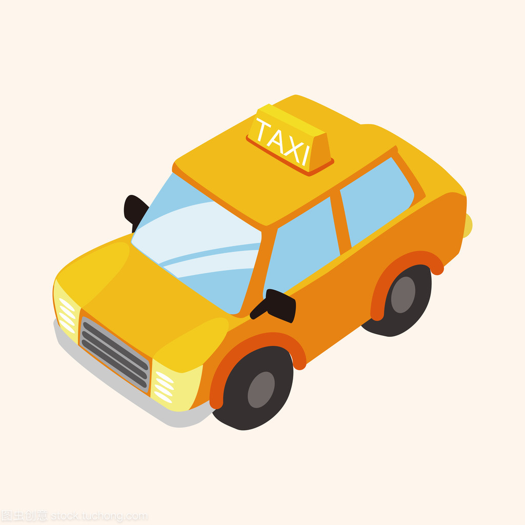 穿梭于城市血脈的出租汽車 現(xiàn)代交通的流動(dòng)符號(hào)